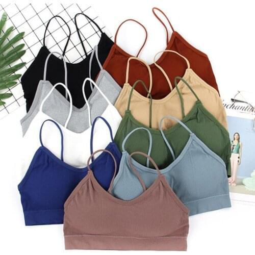 Summer Anti-light Korean Style Wild Bra Tube Top Sexy Seamless Wire Free Bra Women Push Up Solid Bra Elastic Gathering Bralette