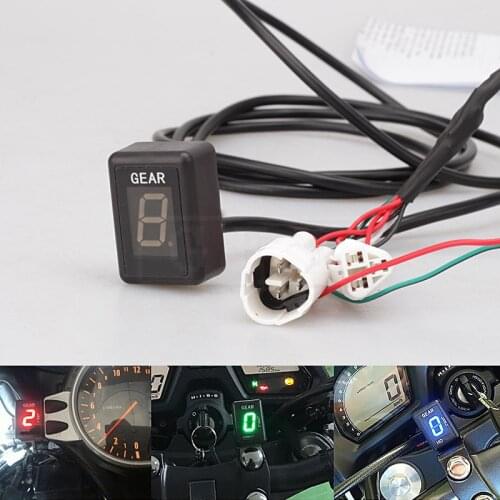 Motorcycle LCD Electronics 1-6 Level Gear Indicator Digital Gear Meter For Triumph Speed Triple NON ABS 2002-2004 TT600 TT 600