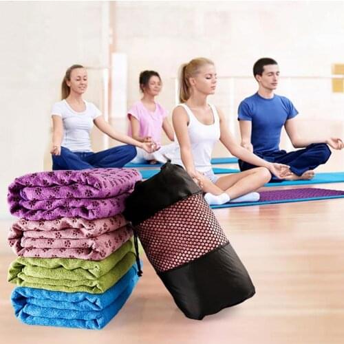 Non Slip Yoga Mat Cover Towel Blanket Gym Sport Fitness Exercise Pad Cushion