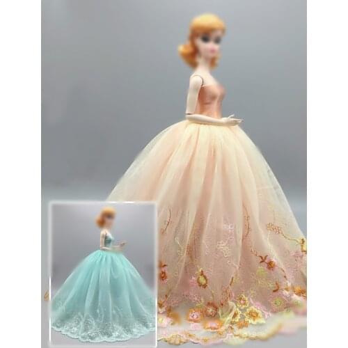 30cm Doll Dress Fashion Clothes Handmade wedding dress for licca For Barbie Doll Accessories Baby Toys Best Girl' Gift