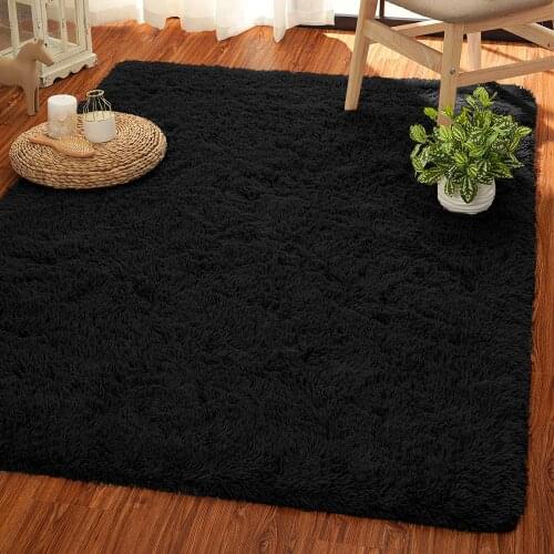 Fluffy Area Rug Furry Carpet Shaggy Throw Rug for Room Fuzzy Plush Rug Home Decor Kids Rugs Play Mats Modern Shag Floor Carpet