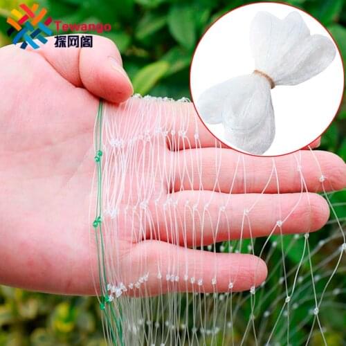 Tewango 2CM/2.5CM Mesh Customizable Nylon Knitted Anti Bird Net Orchard Farm Fruit Tree Safety Protect Pond Crops Plant Cover
