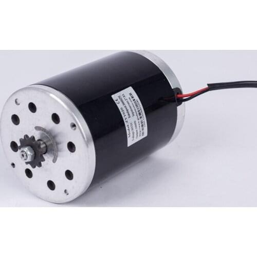 High power, permanent magnet DC brush motor, 24-36V 1000W 3000RPM, kart, chainsaw, lathe spindle, sawing machine