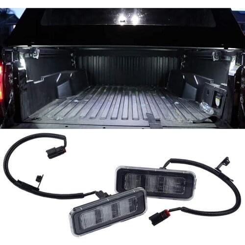 Left & Right LED Car Trunk Bed Light Kit for Toyota Tacoma 2020 2021 Replacement # PT857-35200 Tail Door Lighting Kit
