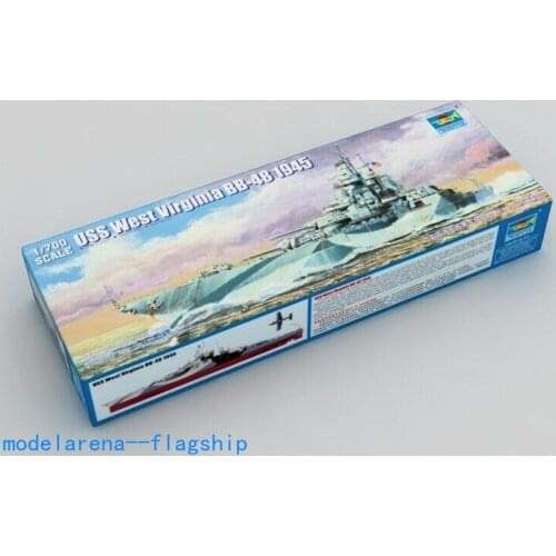Trumpeter 05772 1/700 USS West Virginia BB-48 1945