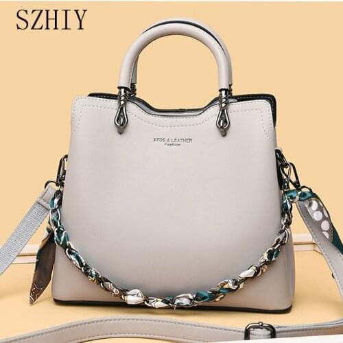 Women Fashion Handbags PU Leather Shoulder Bag Ribbon Tote Multi Pocket Multifunction Luxury Designer Mid Crossbody Brand Good