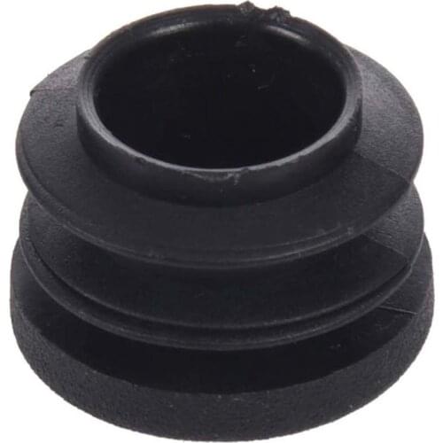 15pcs Black 19mm Dia Round Plastic Blanking End Cap Tubing Tube Insert