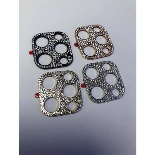 Rhinestone Glitter Camera Lens film Protector Case For iPhone 12 Pro Diamond Full Lens Screen Protective Cover For iPhone 12