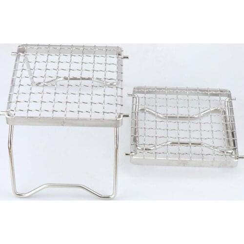 Camp Cooking Supplies Outdoor folding barbecue rack pot rack camping picnic firewood stove self driving travel cookware