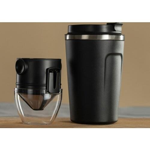 Reusable Stand Coffee Dripper With Filter Cup Coffee Filter Portable 304 Stainless Steel Drip Coffee Tea Holder Funnel Baskets