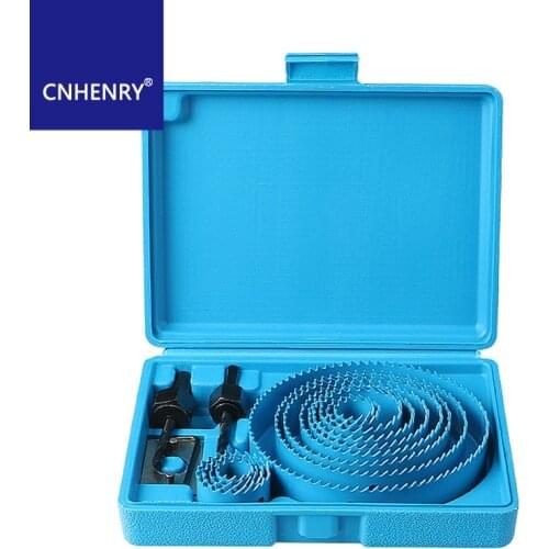 Hole Saw Drill Bit Kit Cutting Set Drilling Tool Wood Metal Cutter 19mm-127mm Woodworking Mandrels Saws Drill Bits For PVC Wood