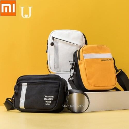 Xiaomi jordanjudy Reversible crossbody bag Accompanying bag Mobile phone bag for men women Bundy bag Leisure Fashion simple bag