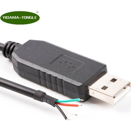 USB to 4Pin RS232 wire end cable geniue ftdi rs232 adapter converter cable support Win10 vista win8/7/android/xp/2000/mac/linux