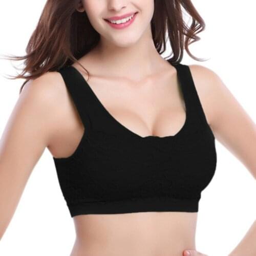 Seamless Padded Push Up Lace Lingerie Comfortable Breathable Underwear Ladies Running Fitness Wire Free Women Bra New Arrival