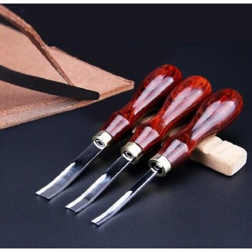 1Pcs Leather Thinner High Grade Durable Quality 2019NEW Craft Accessory Tool Professional French Side Oblique Edge Cutting Knife