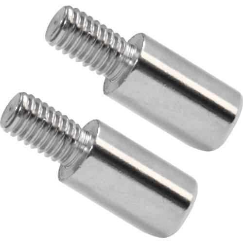 2PCS New Boxing Game Player Chrome Arcade Joystick Shaft Extender 15mm Extension Rod For SANWA Joystick / For Zippyy Joystick