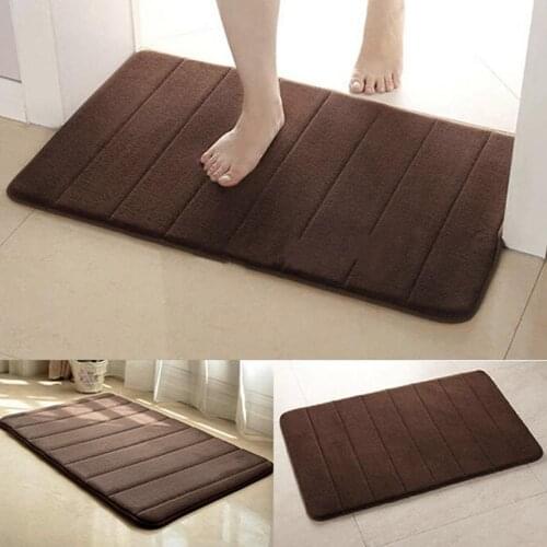 2020 Bath Mat Bedroom Home Practical Non-Slipping Mats Memory Foam Rug Shower Carpet Pad For Bathroom Kitchen