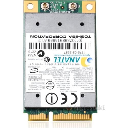 Atheros AR9280 AR5BHB92 dual-band 2.4GHz / 5GHz 802.11a / B / G / N 300Mbp wireless wi-fi mini-pci-e card module WiFi