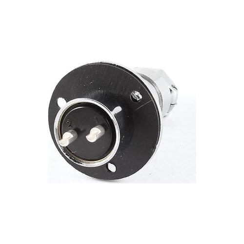 Free shipping Flange Fixing Aviation Connector Plug 19mm Diameter GX20 2 Pin