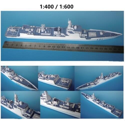 For Gifts 1:400/1:600 Scale Paperboard Handmade Boats Model DIY Model 27cm/38cm