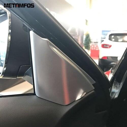 For Renault Koleos 2016-2020 2021 Matte Window Inside A Pillar Trim Molding Decoration Sticker Interior Accessories Car Styling