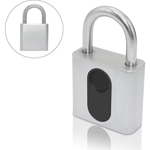 Smart Lock Keyless Biometric Fingerprint Lock IP65 Waterproof Anti-Theft Security Padlock Door Luggage Case Lock