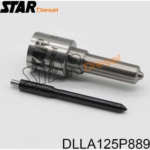 Common Rail Injector Nozzle DLLA125P889 Auto Nozzle Parts DLLA 125 P 889 For 095000-6480 095000-6481 RE529149