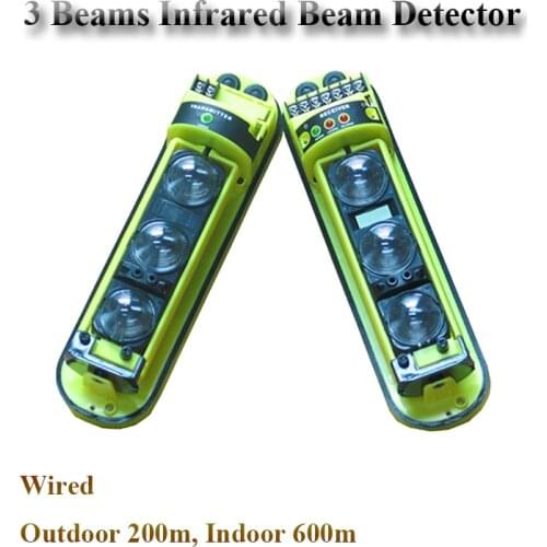 GZGMET 200 Meter Perimeter active infrared laser beam motion detectors sensor alarm sensor beam infrared Low Price