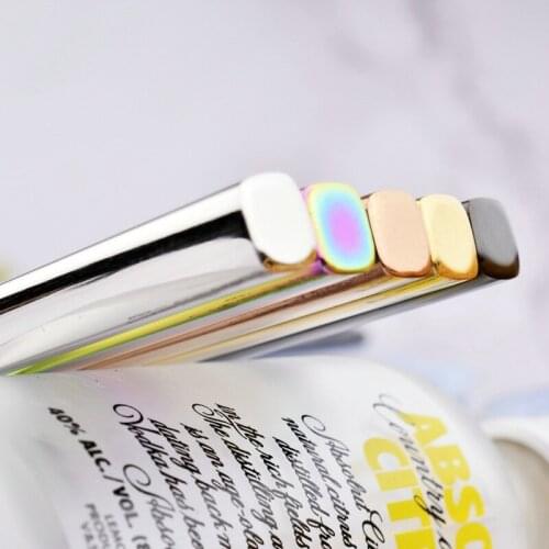 1 Pair Stainless Steel Chinese Chopsticks Non-Slip Reusable Metal Chopstick