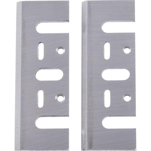 2pcs HSS Craving Planer Blade Mini Electric Wood Cutting Planer Blades Replacement Electric Planer Handcraft Tool Accessories