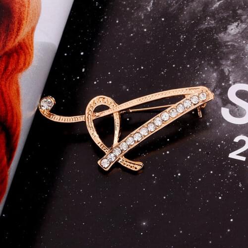 Women Men A-Z Letter Brooch Rhinestones Crystal Silver Color English Alphabet Metal Pins Cute Jewelry Accessories Christmas Gift