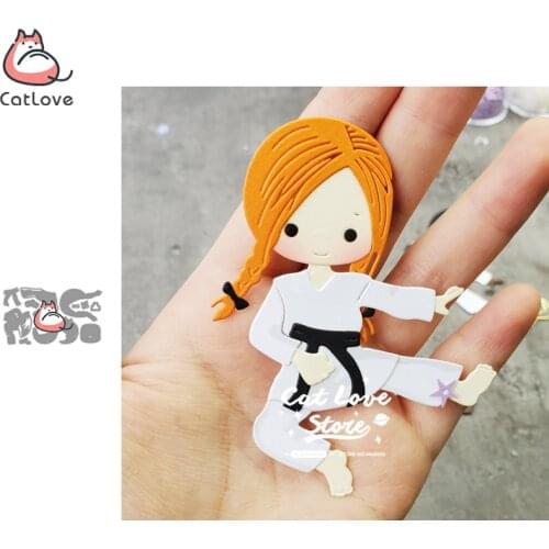 Catlove Taekwondo Metal Cutting Dies Scrapbooking Mold Knife Stencil Die Cuts Card Making DIY Craft Embossing New Dies For 2020