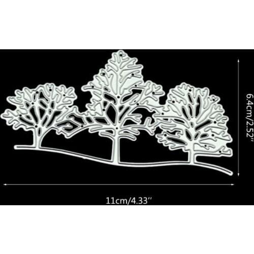 Trees DIY Metal Cutting Dies Stencil Scrapbooking Album Paper Card Crafts Decor