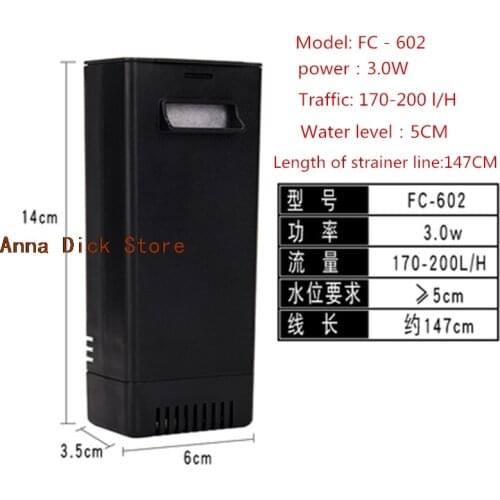 New Arrival Waterfall Aquarium Turtle Fish Tank Oxygen Pump Built-In Low Water Level Filter Turtle tank filter