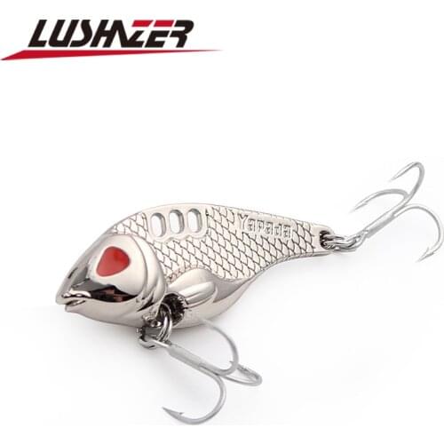 Metal vib 10g 15g 20g 25g hamecon triple hooks spoon bait fishing isca artificial VIB lures hard bait fishing tackles