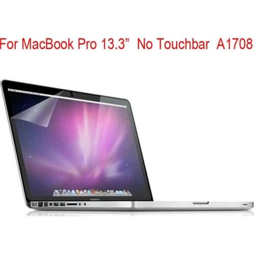 10pcs Clear Screen protector for macbook 13.3" Pro Without Touch Bar A1708 screen cover Film Guard for macbook 13.3 No Touchbar