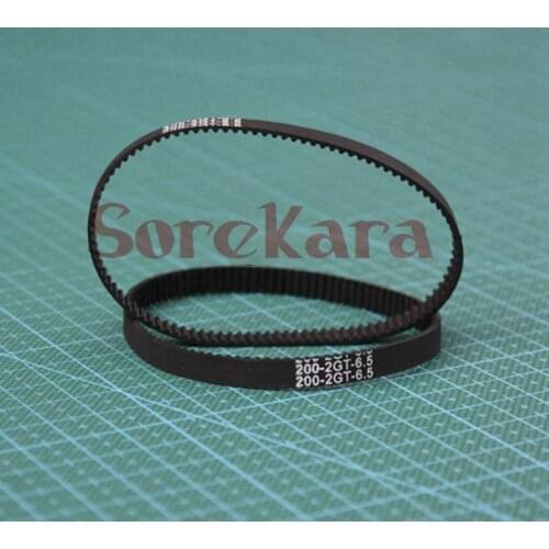 Rubber 2GT Timing Belt Width 6mm Pitch 2mm 3D Printer Belt Closed Loop GT2 Perimerter 200-300mm