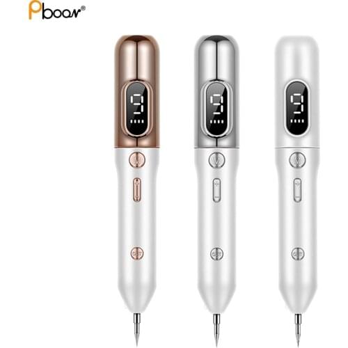 Plasma Pen LCD 9 Levels Tattoo Laser Remover Skin Care Beauty Device Tag Black Dot Wart Spot Dark Mole Removal Pen Dropshipping