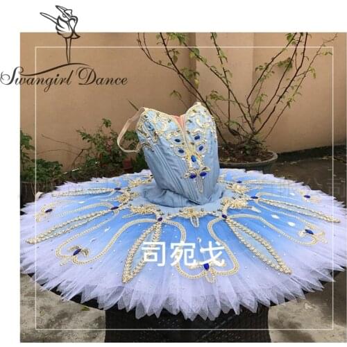 High quality BlueBird Variation Ballet Tutu Women Professional Pallter Ballet Costumes Tutu Girls Classical Pancake Tutu BT4014