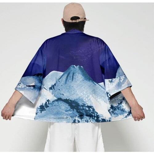 Japanese Kimono Cardigan Cosplay Shirt Blouse For Women Men Vintage Japanese Yukata Female Summer Beach Sunscreen Coat Clothes
