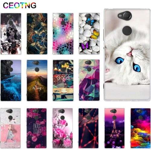 Back Cover for Sony Xperia XA2 5.2 inch Silicone Phone Case for Sony Xperia xa2 Soft TPU Shells for Sony Xperia XA2 Fundas Coque