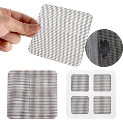 10Pcs/lot Fix Window Net Adhesive Anti Mosquito Fly Bug Insect Repair Screen Wall Patch Stickers Window Fixed Screen Window Mesh