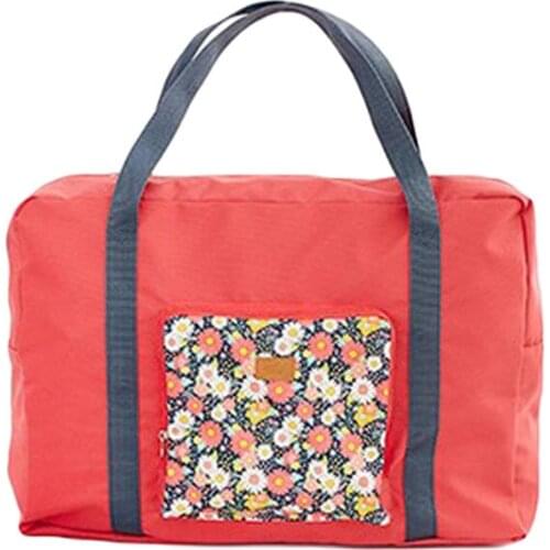 5PCS / LOT Fashion Creative Travel Bag Large Capacity Folding Waterproof Luggage Storage Bag Unisex Travel Handbags