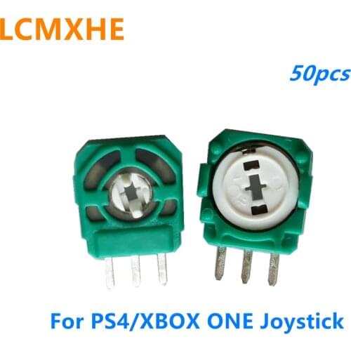 50pc 3D Analog Joystick Potentiometer Sensor Module Axis Resistors For Playstation4 PS4 Controller Micro Switch Replacement
