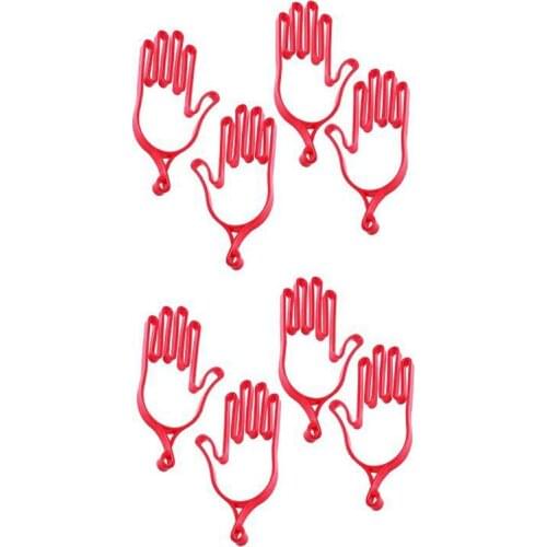 8Pcs Golf Gloves Stretcher Holder Hanger Keeper Dryer Shaper Tool Accessories Glove Support Frame Guardian Hook