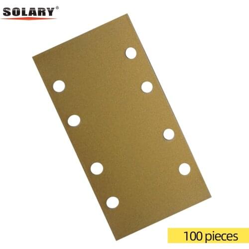100PCS Sandpaper Sander Disc Abrasives Hole Sand Pads for polish machine Sand Paper Tool Accessories for Polish Machine