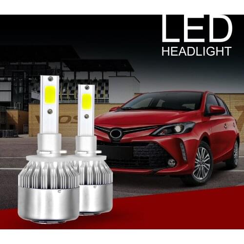 C6 Car Headlight H4 H7 LED H1 H3 Headlamp Light H8/H11 HB3/9005 HB4/9006 9012 9007 H13 6000K 72W 8000LM All In One Car