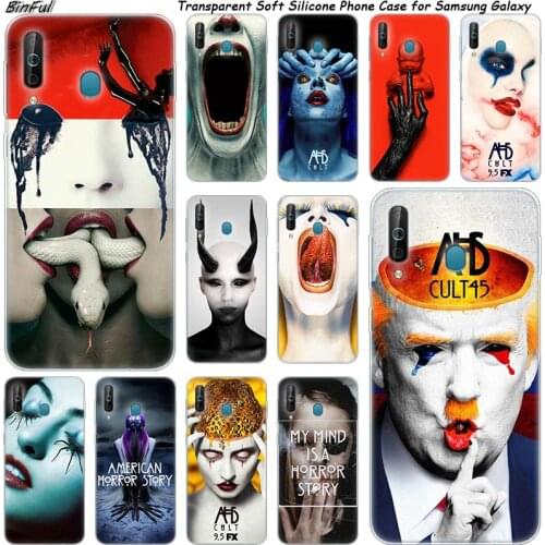 Hot American Horror Story Silicone Phone Case For Samsung Galaxy A80 A70 A60 A50 A40 A40S A30 A20E A2CORE M40 Note 10 Plus 9 8 5