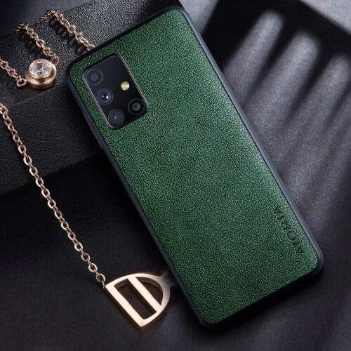 Retro business PU leather case for Samsung galaxy M31 M51 M31S cover case capa ,with TPU+PU 2in1 material