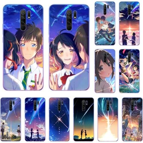 Your Name Anime Clear Siliocne Soft TPU Phone Case For Xiaomi Redmi Note 9 10 8 Pro Max 9T 9s 8a 7 9A 9C 8T 7a 6 6A S2 K20 Cover